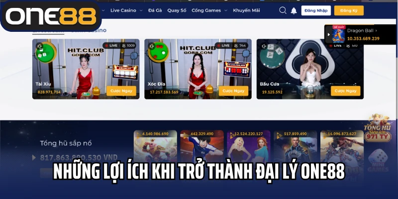 Những lợi ích khi trở thành đại lý One88